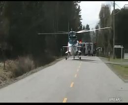 Вертолет оборвал высоковольтные провода (2.417 MB)