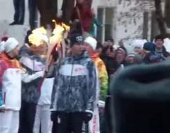 Олимпийский факел сгорел в Самаре (7.337 MB)