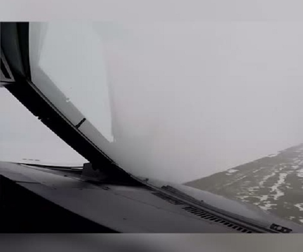 Как сажали самолеты в Москве в условиях сильного снегопада