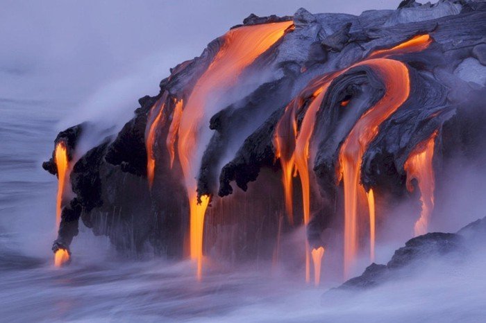 Извержение вулкана на Гавайах (9 фото)