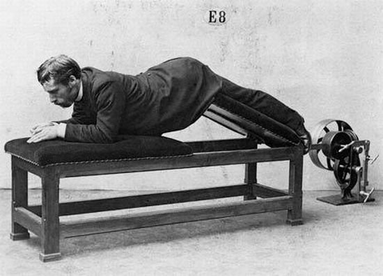 Фитнес сто лет назад (8 фото)