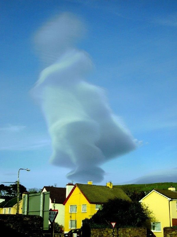 Облака странной формы (17 фото)