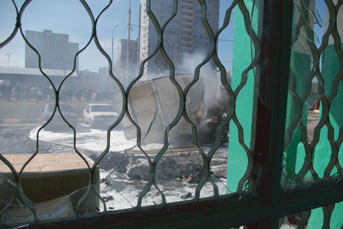 В Газели взорвался газовый баллон (11 фото)