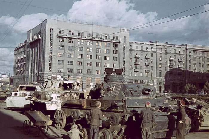 Харьков в немецкой окупации (29 фото)