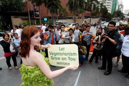 Как продвигать вегетарианство (4 фото)