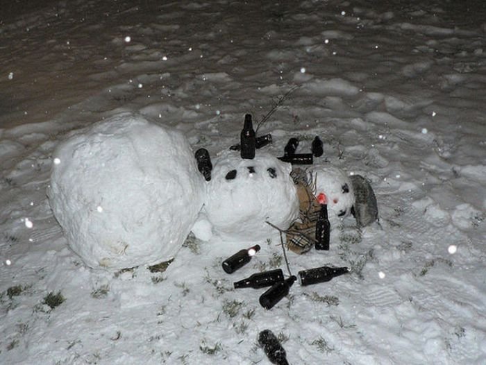 Снеговики перебрали (30 фото)