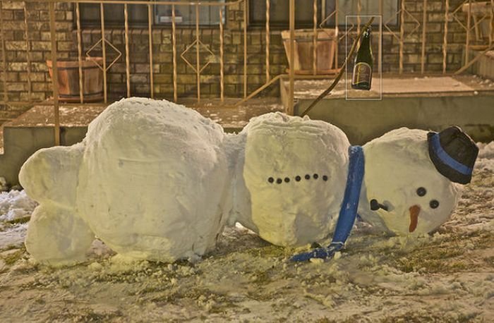Снеговики перебрали (30 фото)