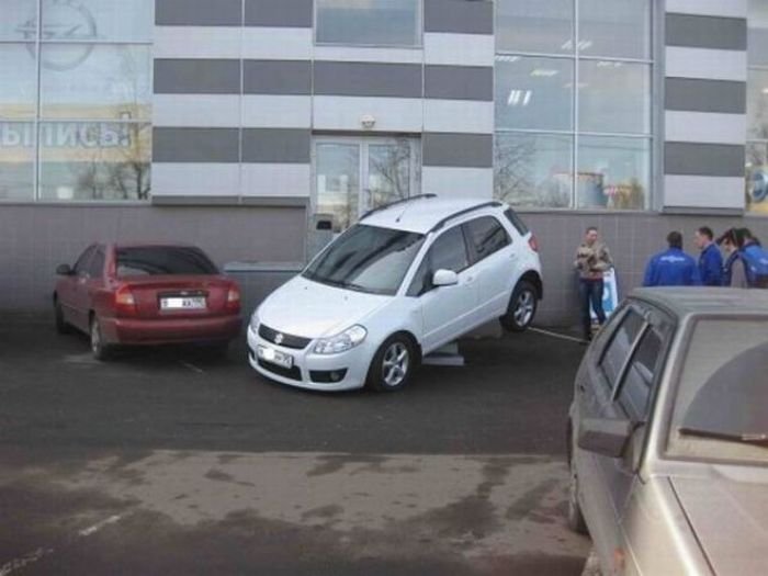 Неудачная парковка (5 фото)