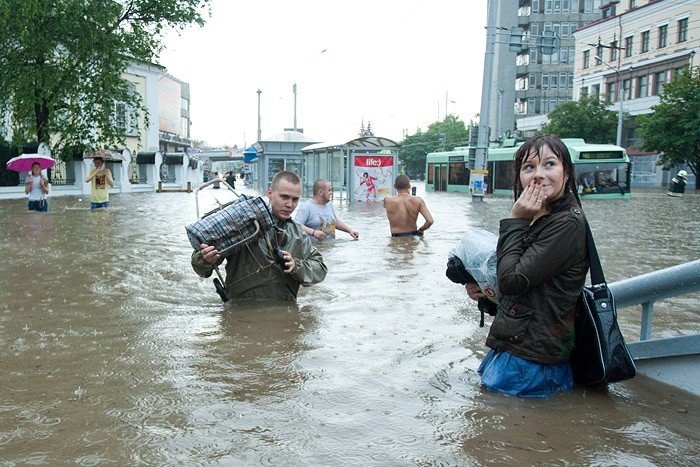 Минск затопило (30 фото)
