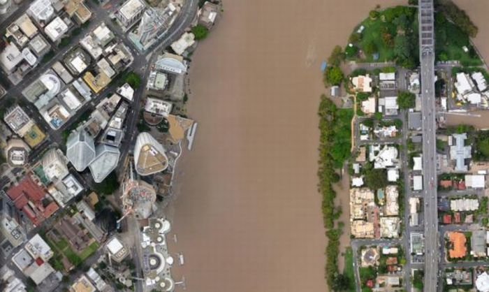 Брисбен до наводнения и после (40 фото)