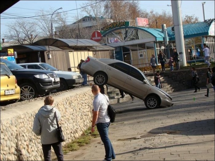 Парковка в Иркутске (5 фото)