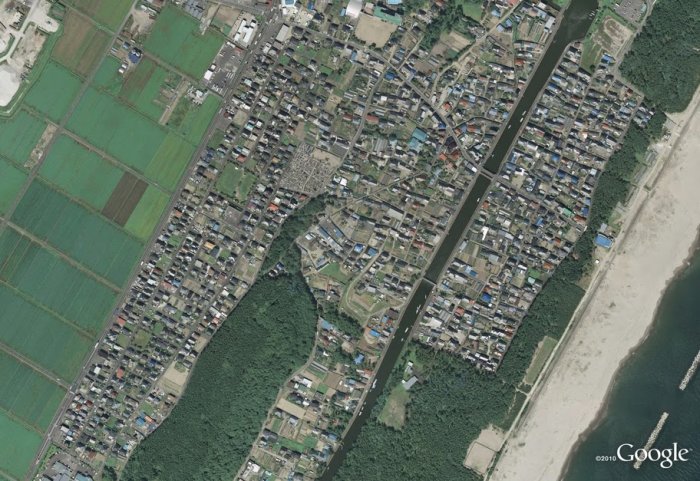 Япония до и после цунами (25 фото)