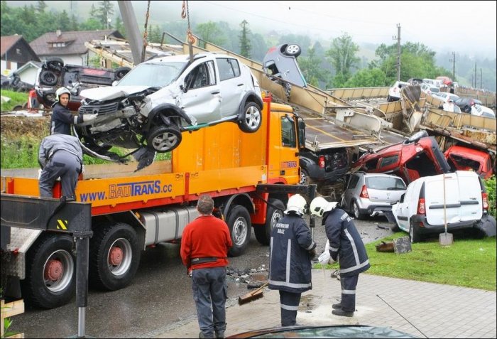 Автомобильные неприятности (60 фото)