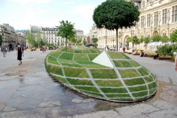 Отличная иллюзия в Париже (5 фото)