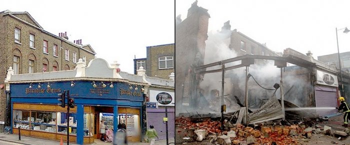 Погромы в Лондоне. До и после (6 фото)