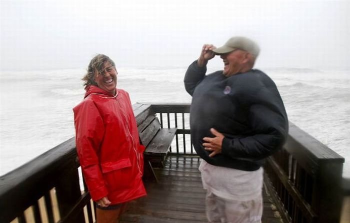 Позитивный взгляд на ураган Ирэн (38 фото)