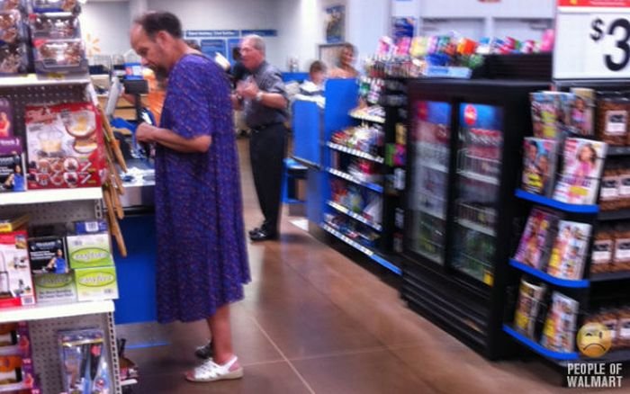 Странные люди в супермаркетах (56 фото)