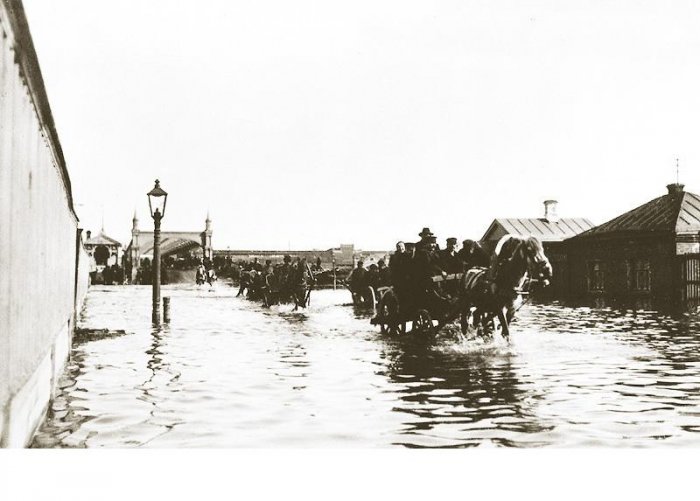 Наводнение 1908 года в Москве (19 фото)