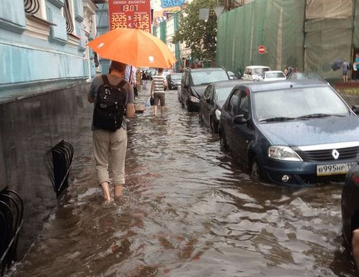 Потоп в Москве (12 фото)