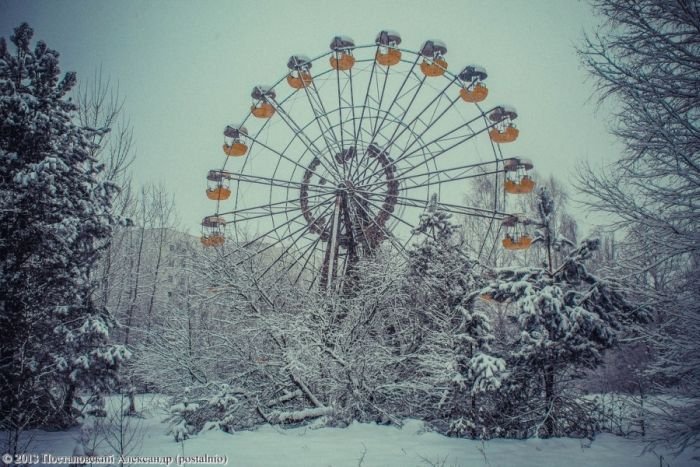 Чернобыльская зона в разное время года (56 фото)