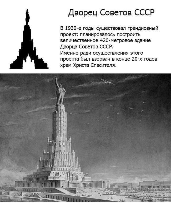 Дворец Советов СССР (7 фото)