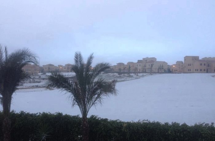В Египте выпал снег (27 фото)