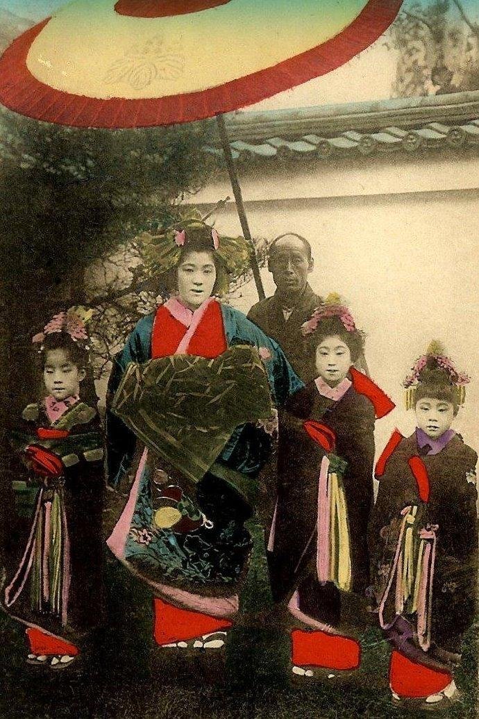 Проститутки и гейши старой Японии (52 фото)