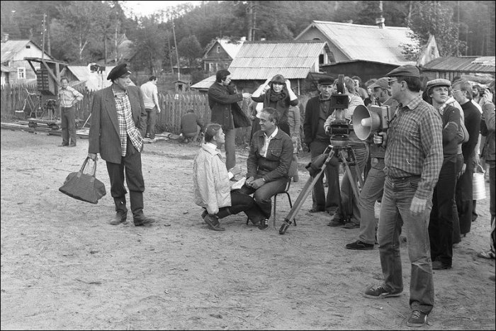 Фотографии со съемок известных советских фильмов (42 фото)