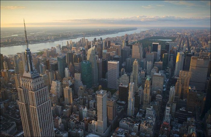 Нью-Йорк. Вид сверху (18 фото)