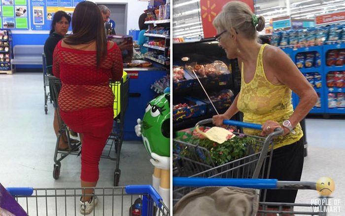 Странные люди в супермаркетах США (45 фото)