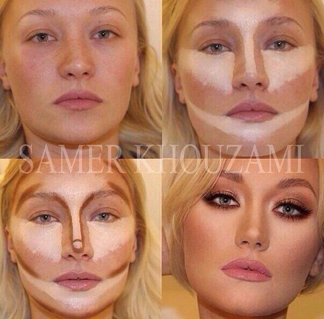 До и после макияжа (11 фото)