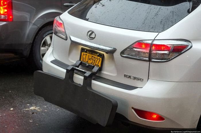 Как паркуются в Нью-Йорке (11 фото + видео)