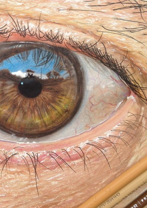 Нереальные рисунки глаза (8 фото)