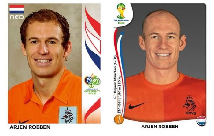 Известные футболисты раньше и сейчас (20 фото)