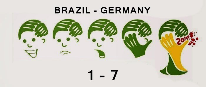 Бразилия 1 : 7 Германия (26 фото)