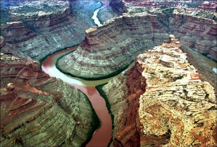 Слияние крупных рек (9 фото)