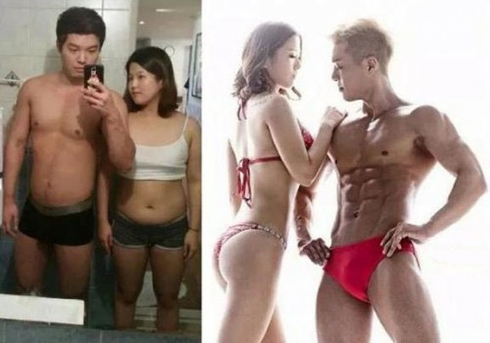 Корейская пара решила изменить себя (5 фото)