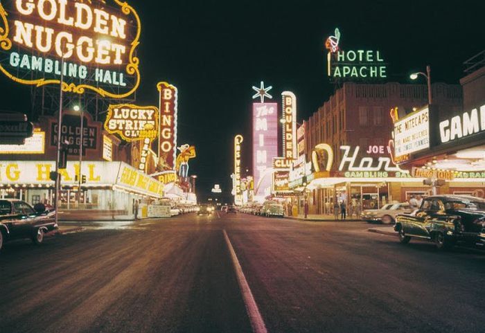 Лас-Вегас в 1950х (35 фото)