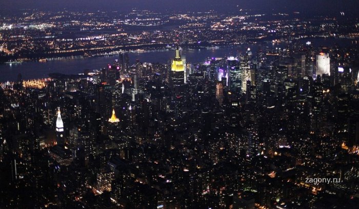 Нью-Йорк с высоты птичьего полета (8 фото)