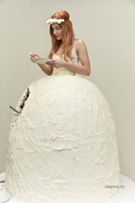 Платье-торт (4 фото)