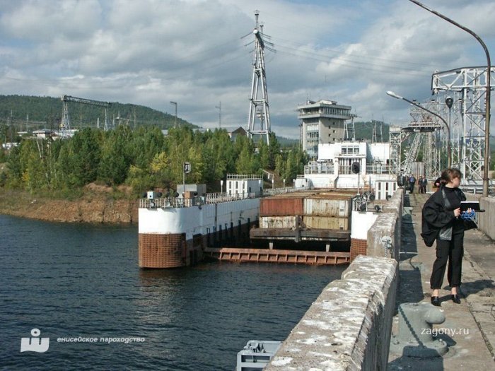 Судоподъемник Красноярской ГЭС (16 фото)