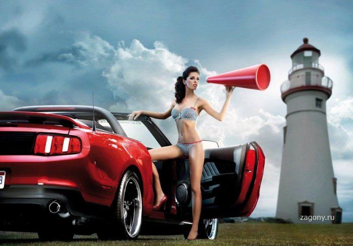 Красивые девушки и авто из журнала Miss Tuning (15 фото)