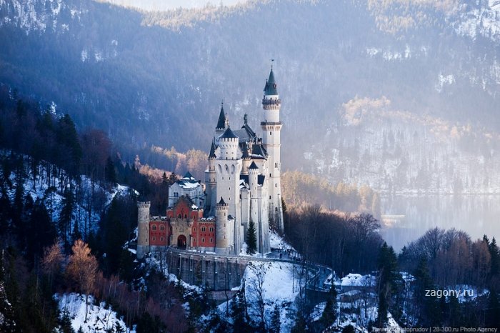 Южная Бавария. Королевский замок в Альпах (37 фото)