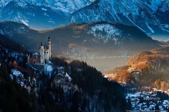 Южная Бавария. Королевский замок в Альпах (37 фото)