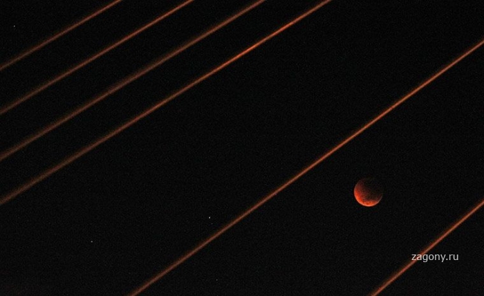 Лунное затмение (17 фото)