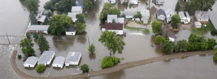 Наводнение в Северной Дакоте (22 фото)