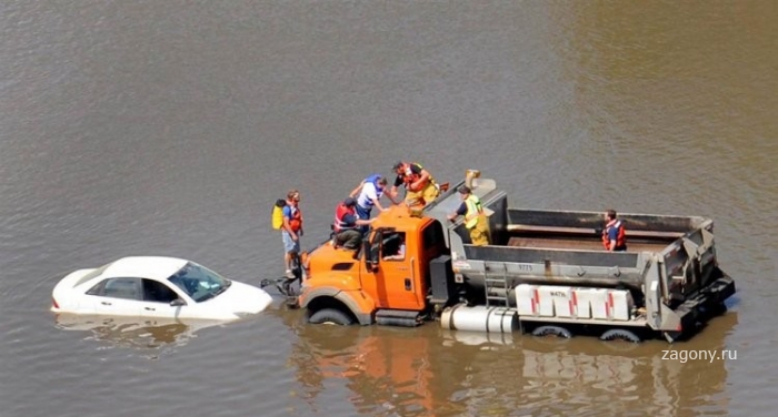 Наводнение в Северной Дакоте (22 фото)