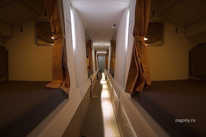 Каюты на борту самолета (19 фото)