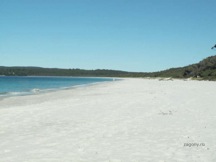 Белоснежные пески пляжа Hyams (9 фото)