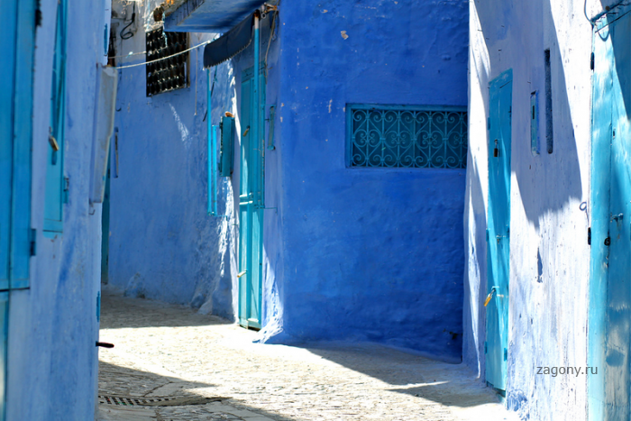 Марокканский голубой город Шефшауен (43 фото)